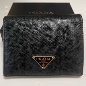 Prada Small Saffiano Leather Wallet